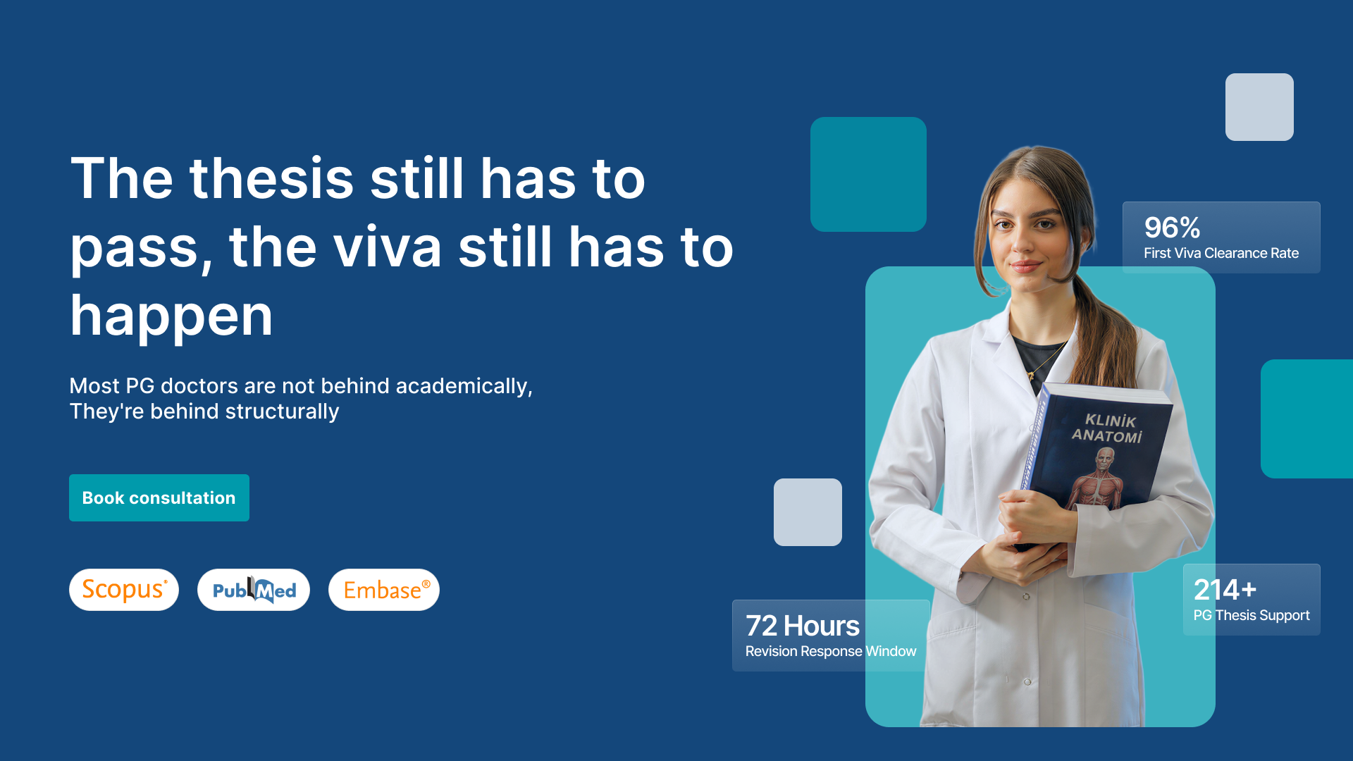 The thesis still has to pass, the viva still has to happen.